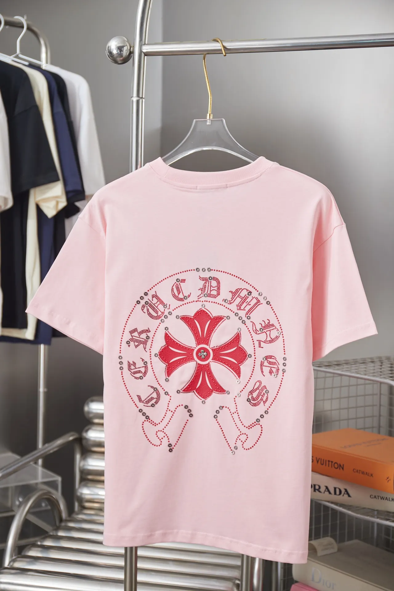 Ch*ome Hearte 26SS New Arrival logo 100% 32 1X 1 ➕ ：Black/White/Green/Pink Size：S/M/L/XL
